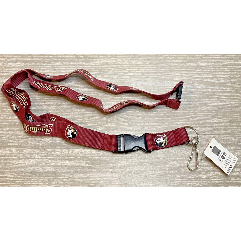 Florida State Seminoles FSU Noles Officially Licensed NCAA Lanyard Keychains NWT